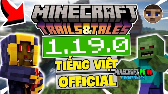 Tải Minecraft PE 1.19.0 APK Có Tiếng Việt + XboxLive Miễn Phí